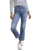 Amo Loverboy Cotton Cropped Jeans In Stargaze
