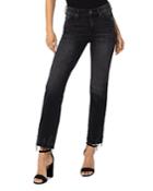 Liverpool Los Angeles Sadie Mid Rise Straight Fit Jeans In Cavalier