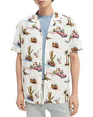 Scotch & Soda Desert Print Camp Shirt