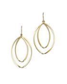 14k Yellow Gold Double Twist Hoop Earrings - 100% Exclusive