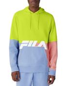 Fila Madu Color Blocked Logo Applique Regular Fit Hoodie