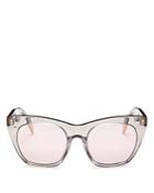 Rag & Bone Women's Mirrored Cat Eye Sunglasses, 52mm