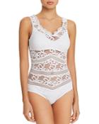 Becca By Rebecca Virtue Captured Crochet One Piece Swimsuit