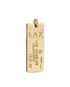 Jet Set Candy Lax Los Angeles Luggage Tag Charm