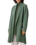 Eileen Fisher Wool High Collar Coat