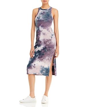 Aqua Tie Dyed Knit Midi Dress - 100% Exclusive