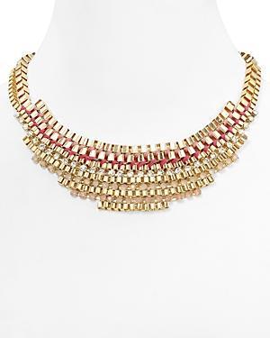 Aqua Box Chain Necklace, 15