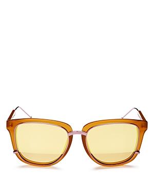 3.1 Phillip Lim Women's Mirrored Square Sunglasses, 55mm