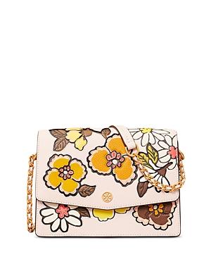 Tory Burch Robinson Applique Leather Convertible Crossbody