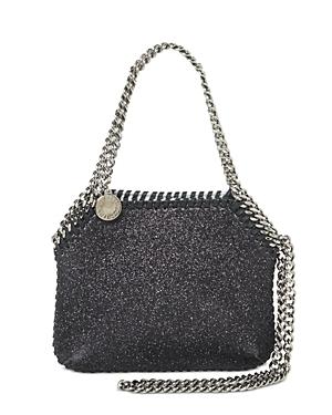 Stella Mccartney Falabella Glitter Zip Mini Crossbody Bag