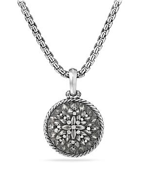 David Yurman Lotus Amulet With Diamonds