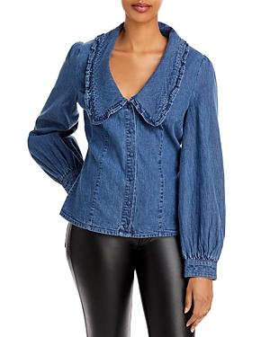 Bardot Collared Chambray Shirt