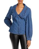 Bardot Collared Chambray Shirt
