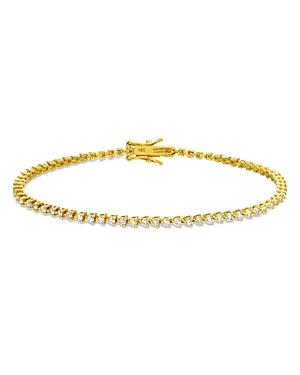 Zoe Lev 14k Yellow Gold Diamond Tennis Bracelet