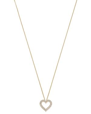 Bloomingdale's Diamond Heart Pendant Necklace In 14k Yellow Gold, 1.0 Ct. T.w. - 100% Exclusive