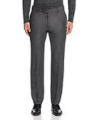 Hickey By Hickey Freeman Melange Flannel Slim Fit Trousers