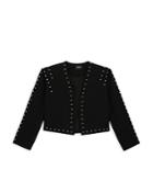The Kooples Cropped Studded Jacket
