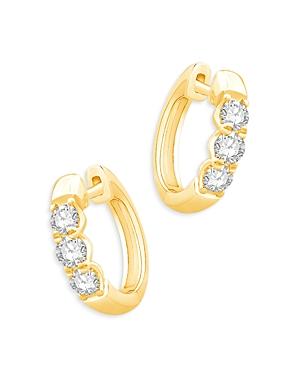 Bloomingdale's Diamond Huggie Hoop Earrings In 14k Yellow Gold, 0.70 Ct. T.w. - 100% Exclusive