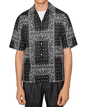 Officine Generale Bandana Print Shirt