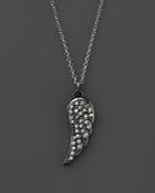 Kc Designs Diamond Wing Pendant In Black Rhodium Plated 14k White Gold, .15 Ct. T.w.