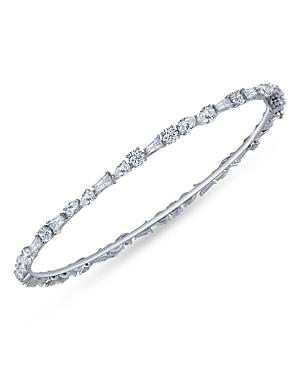 Harakh Colorless Diamond Tennis Bracelet In 18k White Gold, 3.50 Ct. T.w.