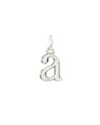 Aqua Initial Charm In Sterling Silver - 100% Exclusive