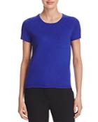 C By Bloomingdale's Short-sleeve Cashmere Sweater