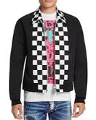 Dsquared2 Checkerboard Zip-front Jacket