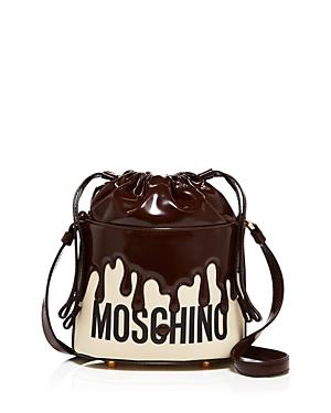 Moschino Drip Logo Bucket Bag