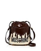 Moschino Drip Logo Bucket Bag