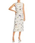 Jason Wu Printed Pleated Midi Dress