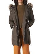 Whistles Faux Fur Trimmed Casual Parka