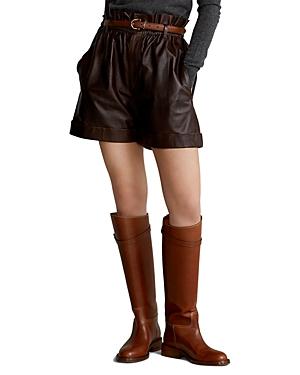 Polo Ralph Lauren Leather Shorts