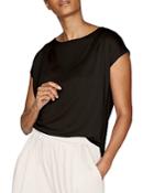 B New York Extended Pleat-shoulder Top