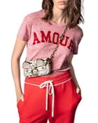 Zadig & Voltaire Amour Walk Chine Overdyed Tee