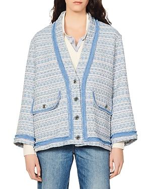 Sandro Amelia Tweed Jacket