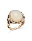 Bloomingdale's Opal, Onyx & Diamond Statement Ring In 14k Yellow Gold - 100% Exclusive