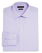 The Men's Store At Bloomingdale's Textured Check Regular Fit Basic Dress Shirt - 100% Exclusive