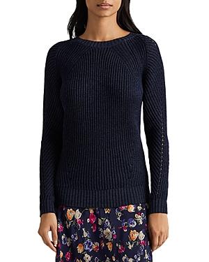 Ralph Lauren Linen Blend Dropstitched Sweater
