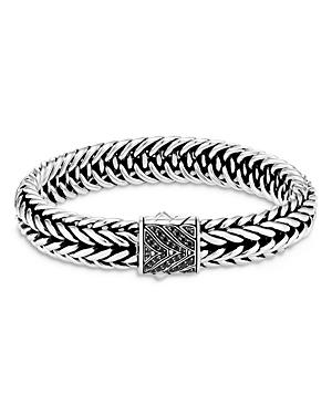 John Hardy Sterling Silver Classic Chain Kami Black Sapphire & Black Spinel Small Link Bracelet