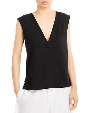 Vince Sleeveless V-neck Top