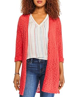 Nic+zoe Textured Open Front Cardigan