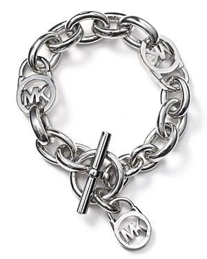 Michael Kors Mk Silver Links Bracelet