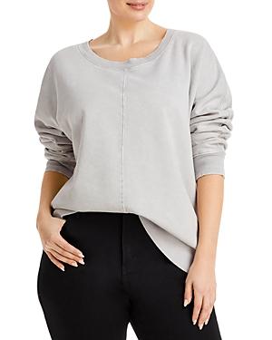 Marc New York Plus Washed Fleece Top