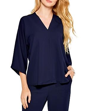 Nic+zoe Matte Satin Blouse