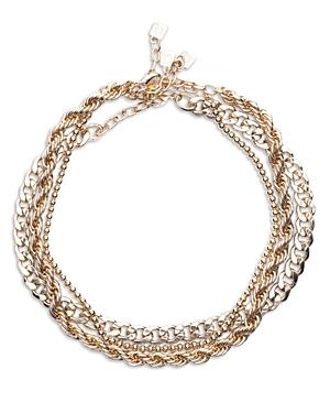 Dannijo Trinity Collar Necklace, 15-18 - Set Of 3