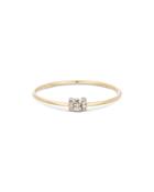 Adina Reyter 14k Yellow Gold Mini Beads Diamond Triple Rondelle Ring