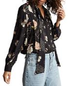 Reiss Abril Large Scale Floral Print