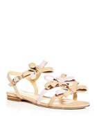 Isa Tapia Women's Nikita Suede Color-block Bow Strappy Sandals