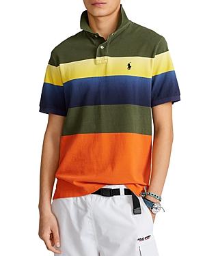 Polo Ralph Lauren Classic Fit Striped Mesh Polo Shirt